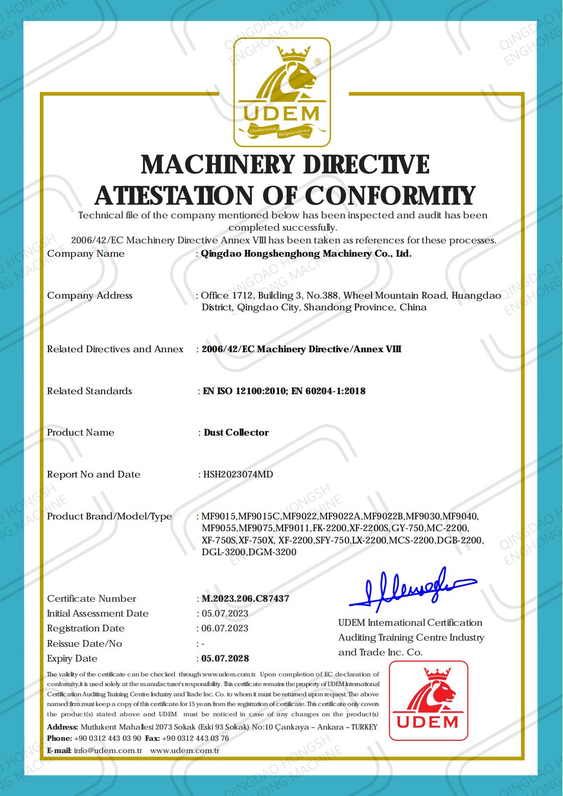 CE certificate
